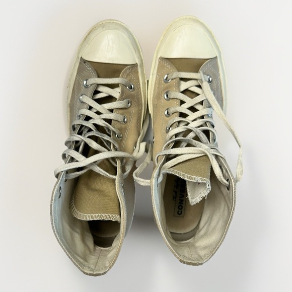 Converse Chuck Taylor All Star Mens 7 Womens 9 Two Tone Sand High Top - Picture 5 of 10